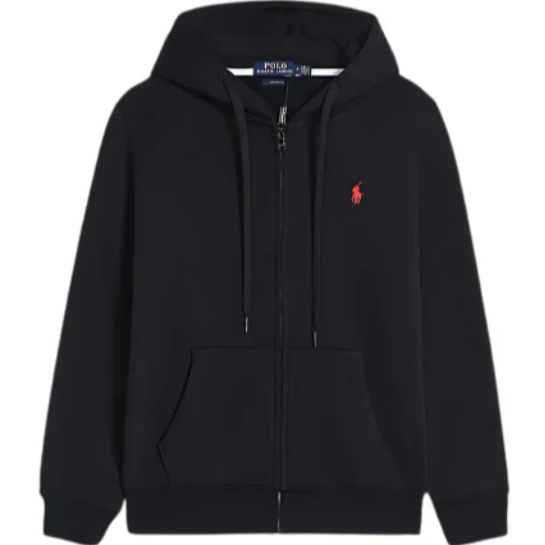 HOODIE BLACK RED