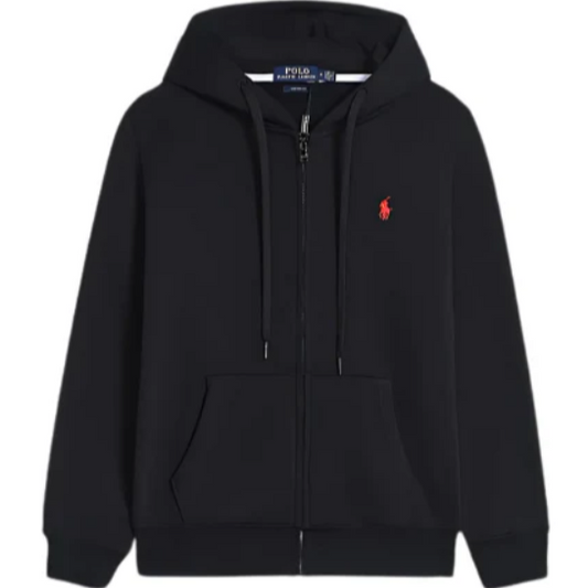 HOODIE BLACK RED