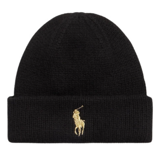 BEANIE BLACK GOLD