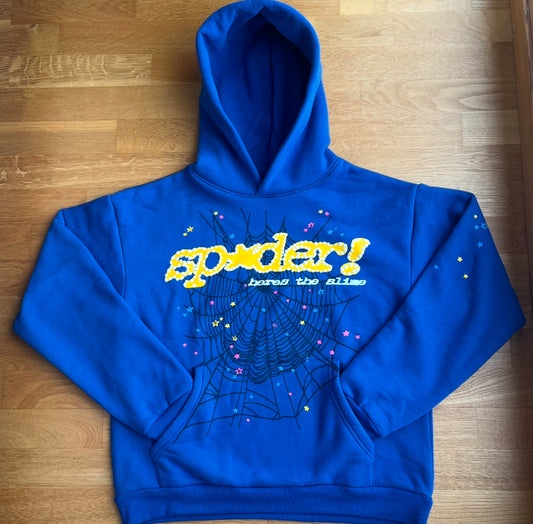 Sp5der Hoodie Blue