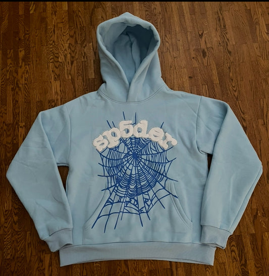 Sp5der Hoodie Blue