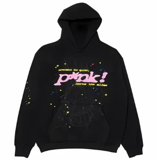 SP5DER HOODIE BLACK