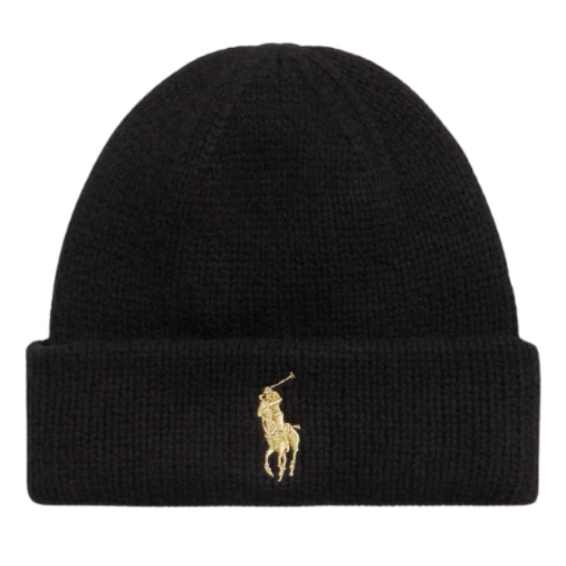 BEANIE BLACK GOLD